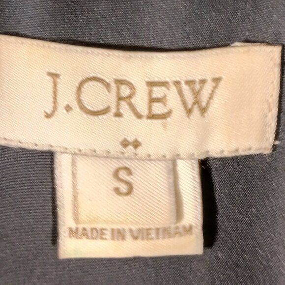 J. Crew Quilted Down & Feather Fill Dark Gray Vest Size Small, Classic Outerwear - Picture 2 of 15